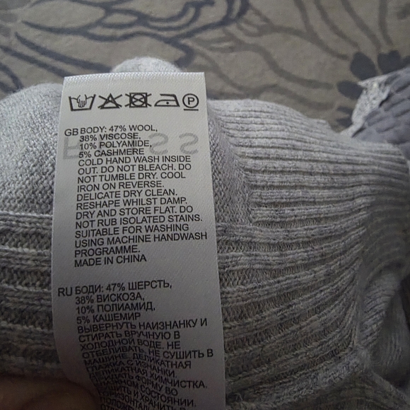 REISS Alexıs Gray Women's Turtleneck Sweater Size XS. - Picture 11 of 11